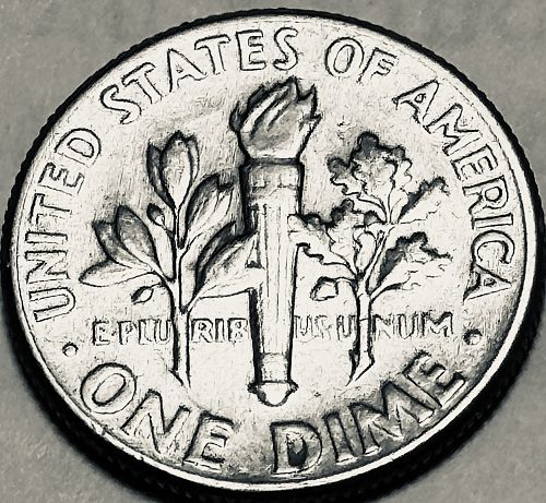 1974 D Roosevelt Dimes