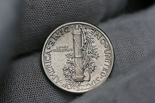 1928 D Mercury Dime AU