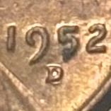 1952 D over S