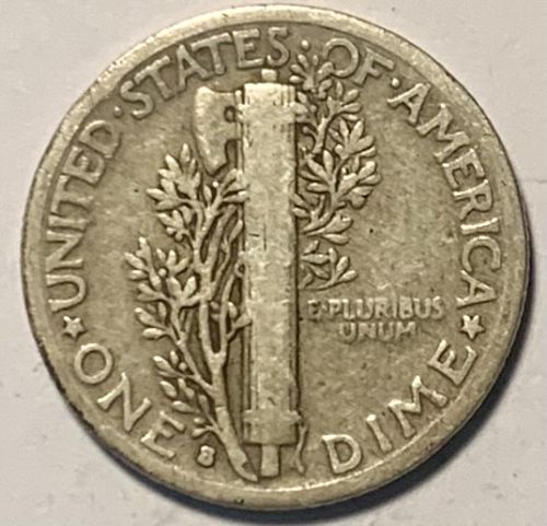 1931S MERCURY DIME