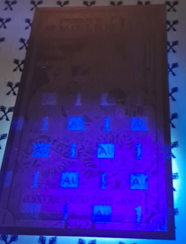 2025 Wyoming 1 Goldback with UV-Reactive Ink*