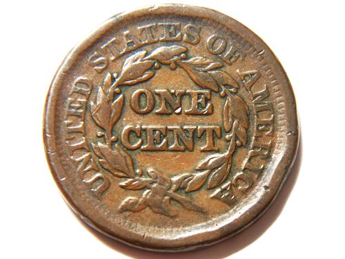 1851 Braided Hair Liberty Head Large Cent