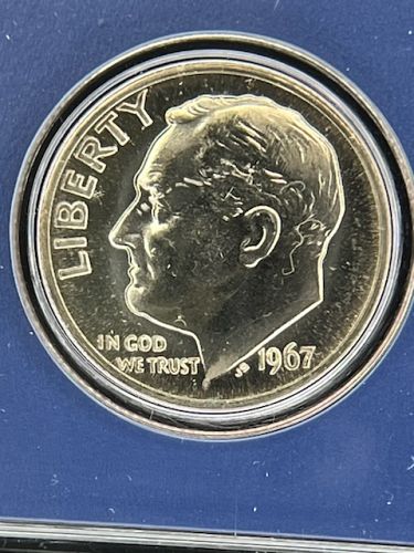 1967-S Uncirculated Special Mint Set - 5 Coins