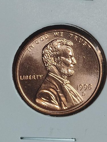1998-D LINCOLN MEMORIAL CENT MS-68 RED