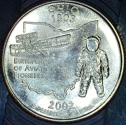 2002 P Indiana 50 States and Territories Quarter BU or Better