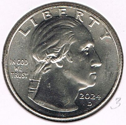 25 Cents / Quarter 2024 D, Dr. Mary Edwards Walker