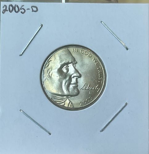 2005-D Jefferson Nickel Nicely Toned