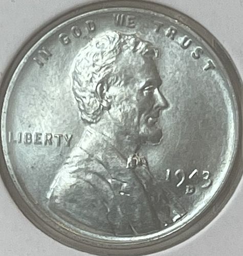 1943-D Lincoln Wheat Steel Cent &bull; Choice Brilliant Uncirculated Condition
