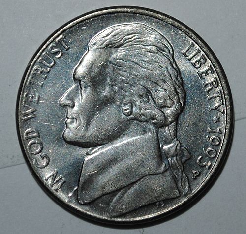 6FS 1993 P Jefferson Nickel {{{B0001