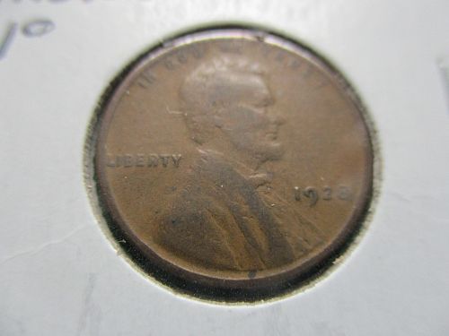 1928  F15 Lincoln Cent.  Item: 1 L28-01.