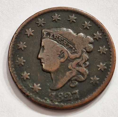 1827 Coronet Liberty Head Large Cent        28879