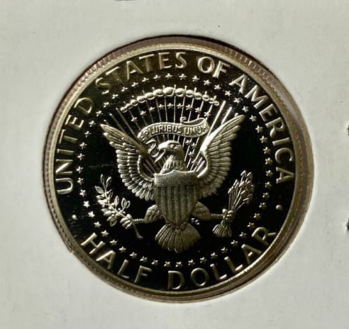 1992 S Proof Kennedy half dollar