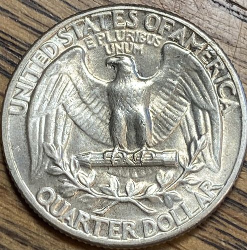1952 Washington quarter in ALMOST UNCIRCULATED condition