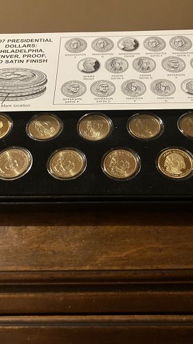 2007 Complete Presidential Dollar Set