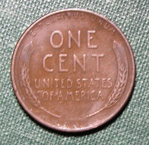 1937 D Wheat Back Lincoln Cent