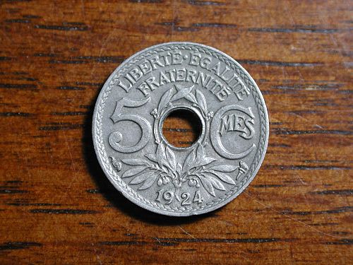 1924 France 5 Centimes NICE !