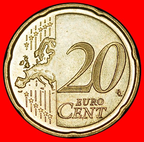 Ⰶ FINLAND (2007-2024): YUGOSLAVIA SLOVENIA ★ 20 EURO CENTS 2007 NORDIC GOLD! HORSE!