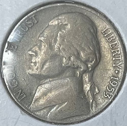 1953-S Jefferson Nickel