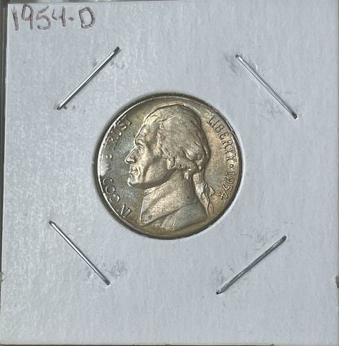 1954-D Jefferson Nickel