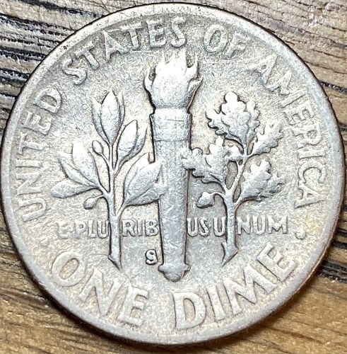 1951S Roosevelt dime in VERY FINE condition