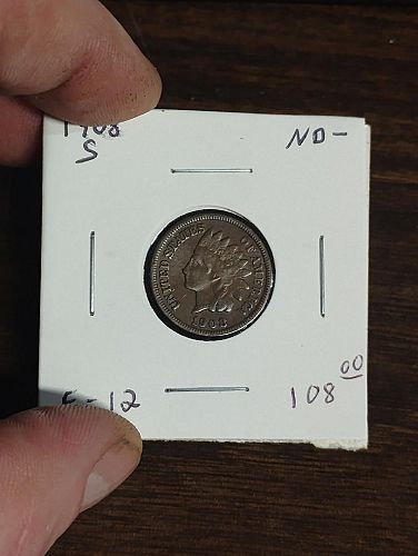 1908-S INDIAN CENT F-12