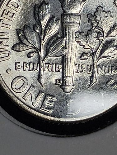 1958-D ROOSEVELT DIMES MS-66 FT