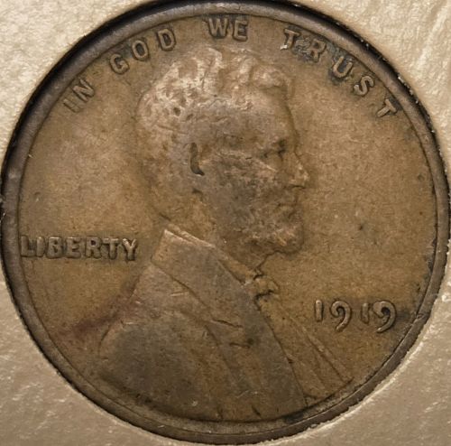 Lincoln Cent 1919 VF-20