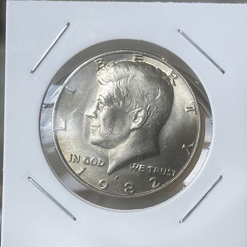 1982-P Kennedy Clad Half Dollar