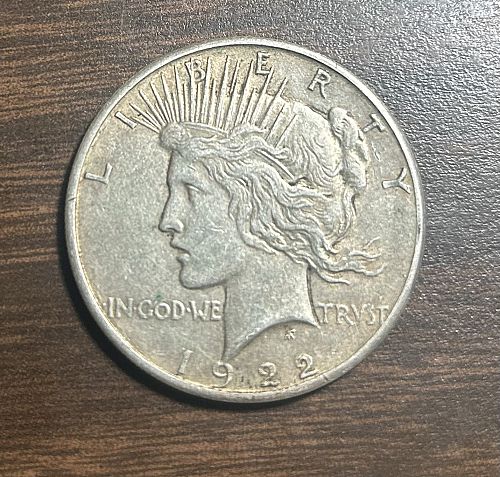 1922 S Peace Dollar - EF