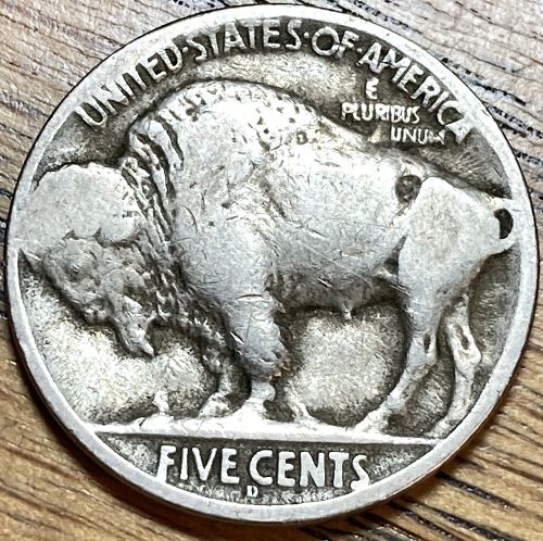 1926D buffalo nickel in VERY GOOD condition