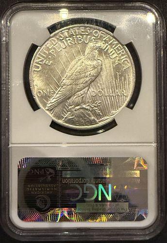 1923 Peace Silver Dollar MS64, NGC (11708)