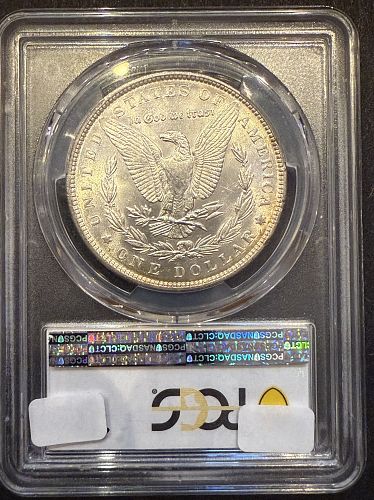 1890 Morgan Silver Dollar, MS63 PCGS (11892)
