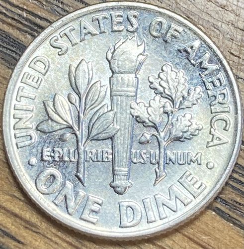 1962 Roosevelt dime in ALMOST UNCIRCULATED+ condition