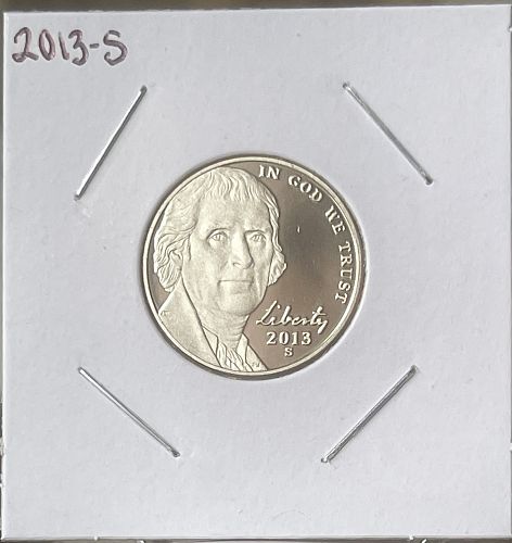 2013-S Jefferson Proof Nickel&nbsp;