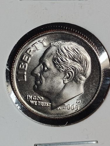 2005-D ROOSEVELT DIME MS-68
