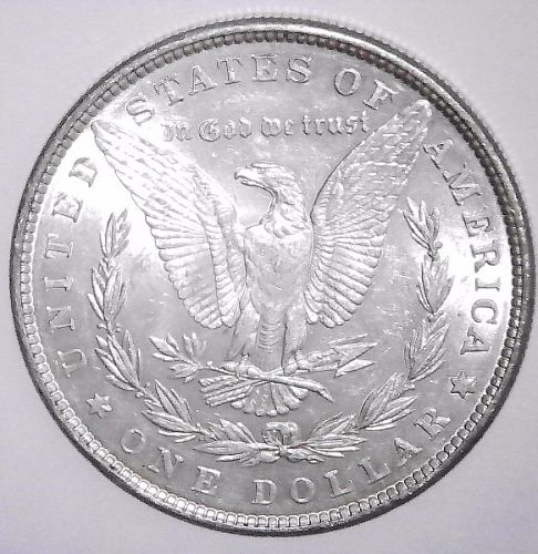 1882 RAW MORGAN SILVER DOLLAR AU58