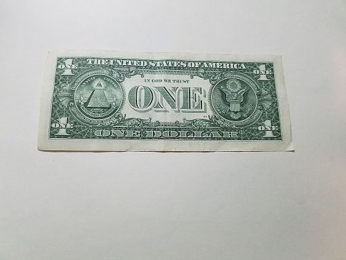 2013 1 Federal Reserve Star Note One Dollar Fancy Serial Number Unique