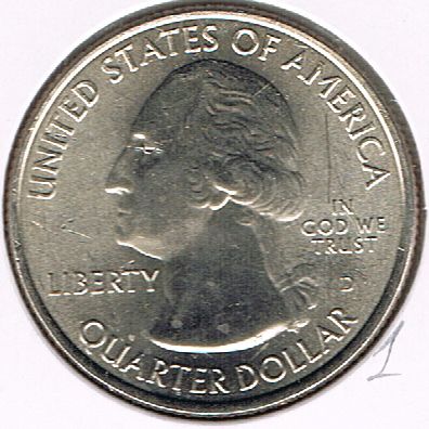 25 Cents / Quarter Harpers Ferry, West Virginia, 2016 D