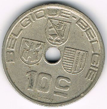 10 Centimes - L&eacute;opold III, BELGIQUE-BELGIE, Belgium, 1938