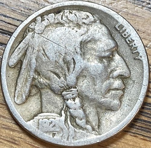 1921 Buffalo nickel in FINE condition