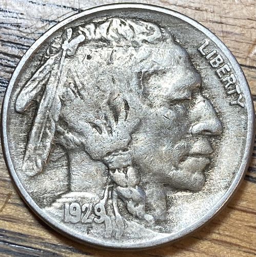 1929S Buffalo nickel In VERY FINE condition