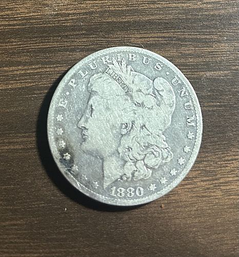 1880 P Morgan Dollar - F