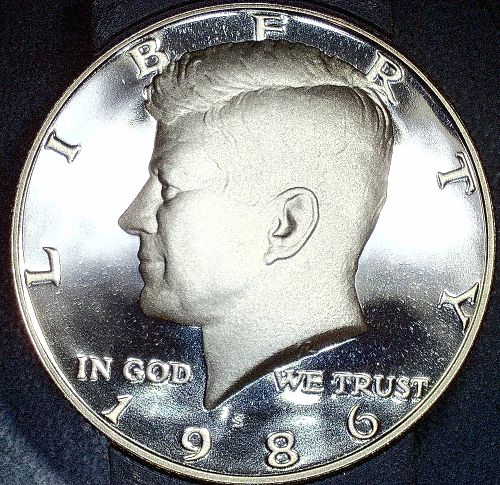 1986 S Kennedy Half Dollar Proof DCAM