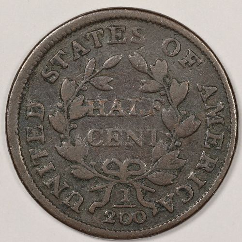 1803 Draped Bust Half Cent