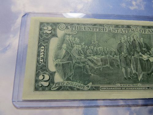 1976  $2 FEDERAL RESERVE NOTE - (*STAR NOTE*) - GREEN SEAL - LOTJ498