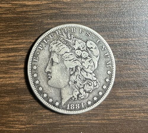 1884 S Morgan Dollar - EF