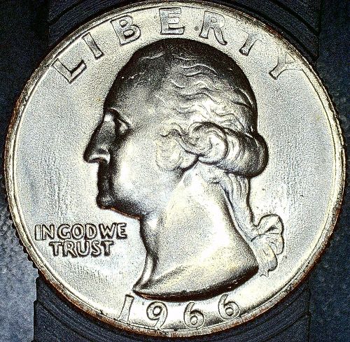 1966 P Washington Quarter BU or Better