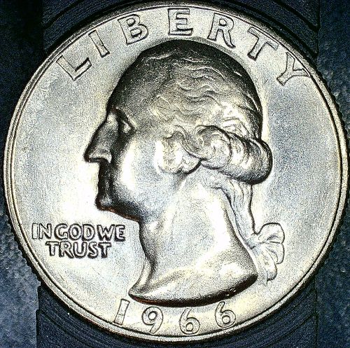 1966 P Washington Quarter BU or Better