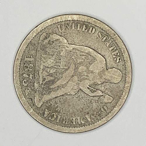 1873 P Seated Liberty Dime