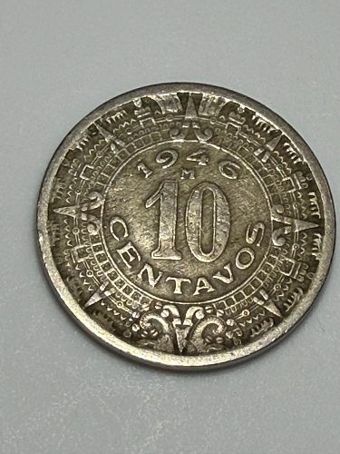 1946 Mexico 10 Centavos
